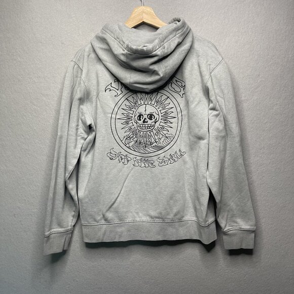 Vans El Sole Hoodie Off The Wal Gray Pullover Hoodie S - Picture 7 of 10